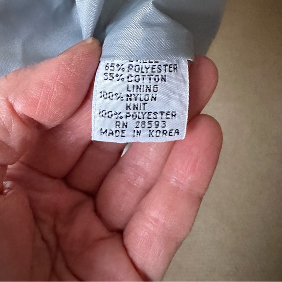 Vintage Members Only Light Grey Jacket Sz 42 Eclectic Grandpa Old School Chic - Picture 7 of 7